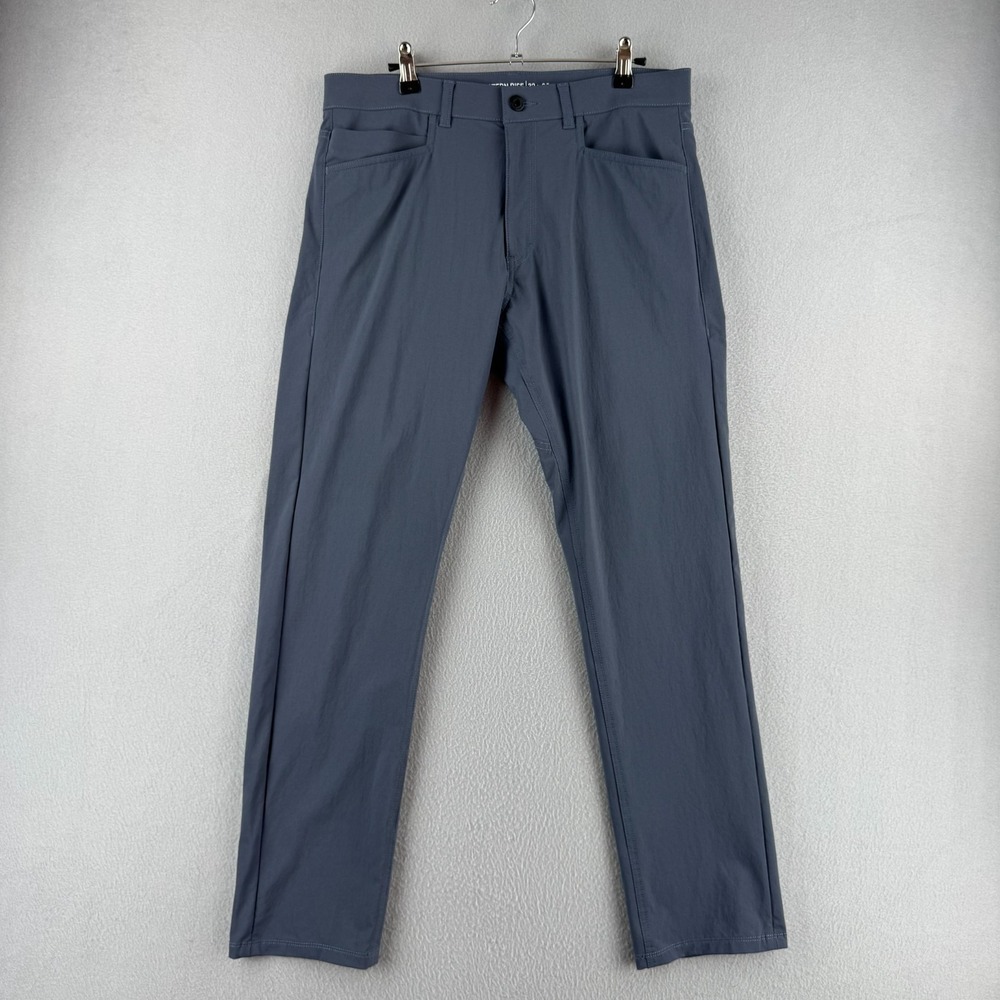 Western Rise Pants Mens 32x30 (Fits 32x29) Gray Evolution Pant Slim Fit Stretch